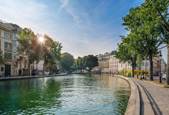 Canal Saint-Martin and the Quai de Jemmapes