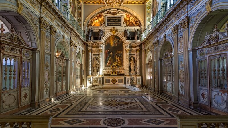 Interiors and architectural details of the Chateau de Fontainebleau timelapse hyperlapse, home of french kings and emperor Napoleon in Fontainebleau, France